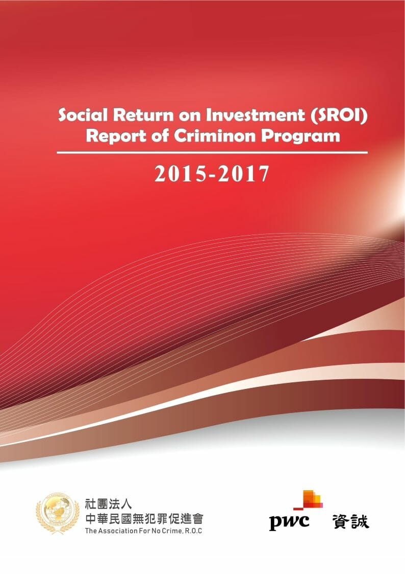 Criminon Taiwan Program SROI Report