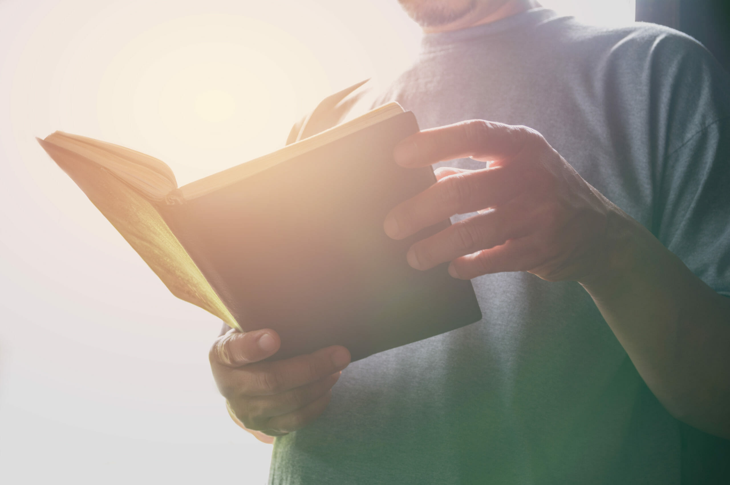 Criminon student studying a book