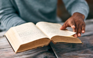 Man reading a book