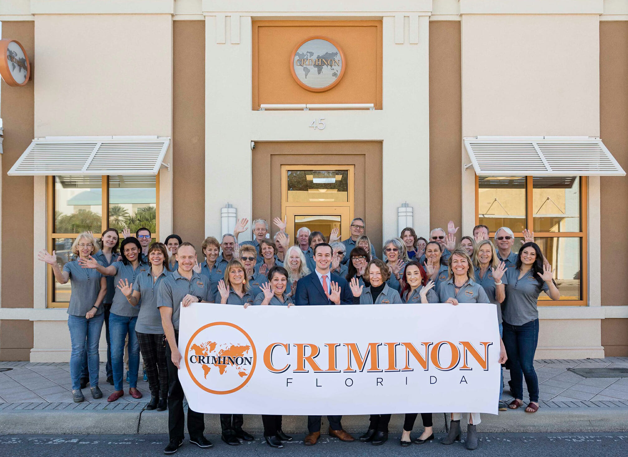 Criminon Florida Staff and Volunteers Outside Clearwater Headquarters