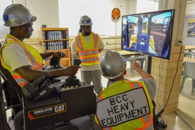 Inmates are getting vocational training for driving heavy equipment