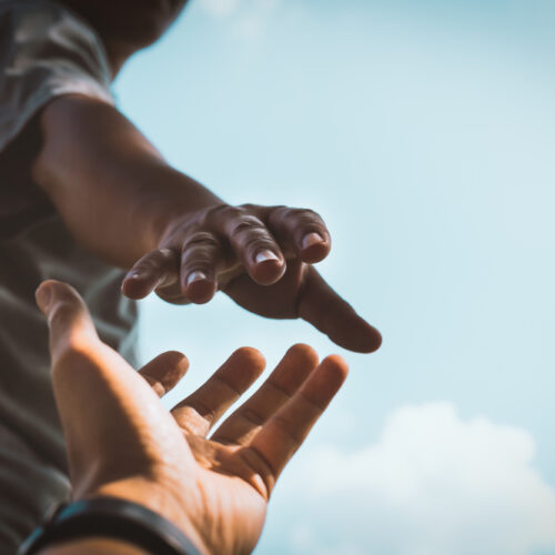 Man is helping other man