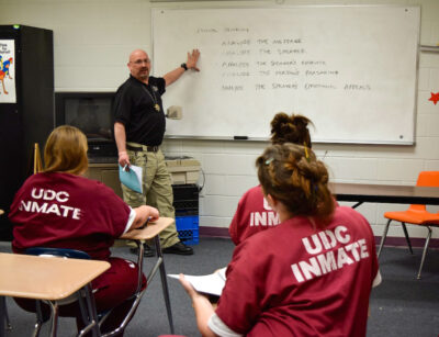 Learning life skills in Utah prison.