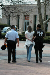 Woman arrested at a park for drugs