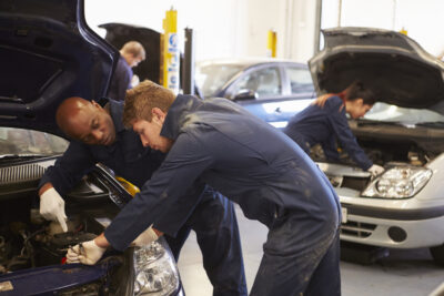 Car mechanic training