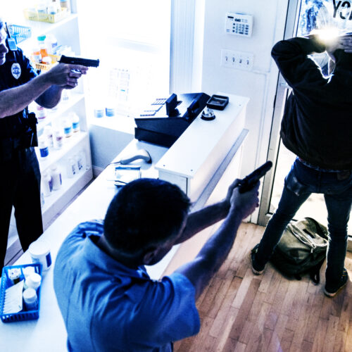 Police Arresting a Person for Drug Possession